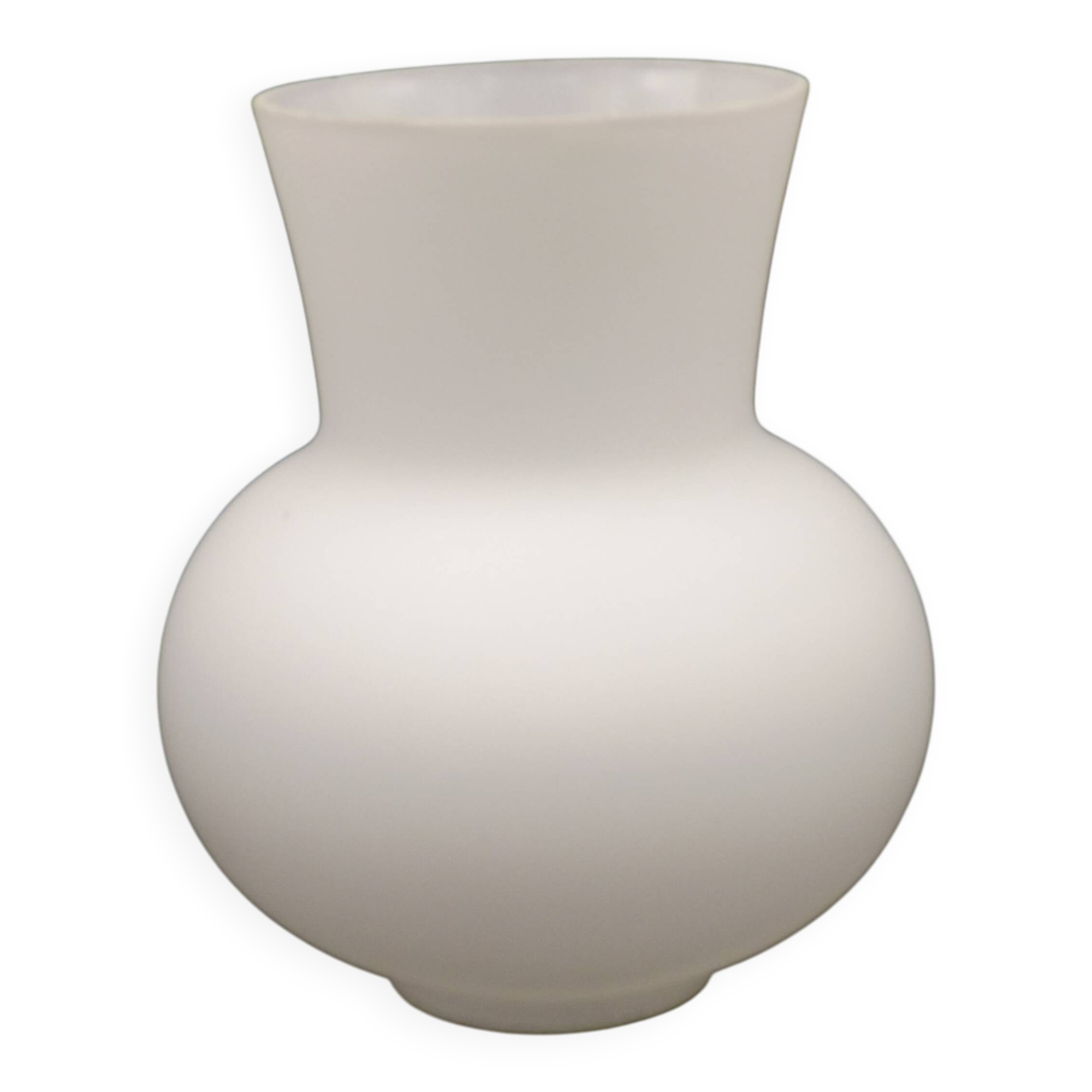 Opaque white glass lampshade