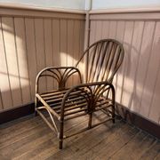 Rattan armchair