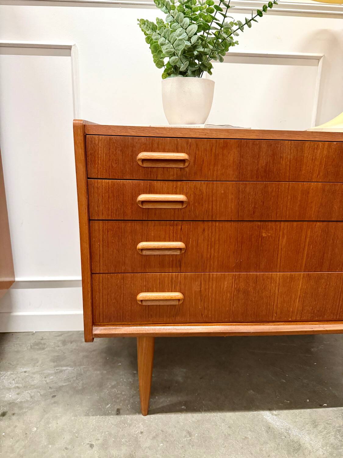 Scandinavian teak chest of drawers