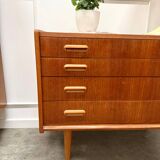Scandinavian teak chest of drawers
