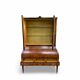 Secretary credenza in marquetry in the Italian Louis XV style from the mid-century, 1960.