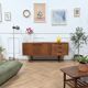 Danish vintage teak sideboard from the 1960s.