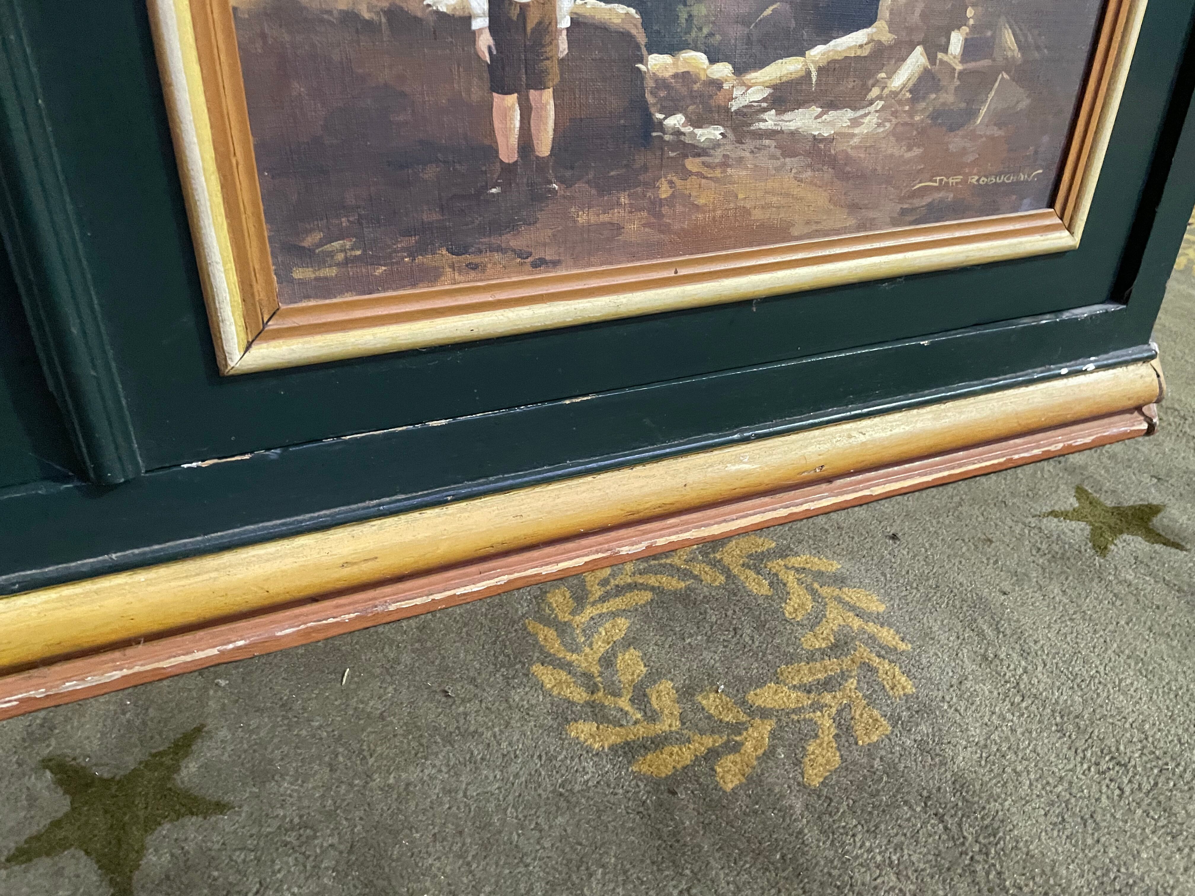 Buffet Saint-Hubert painted