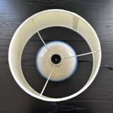 Lampe boule en céramique bleue