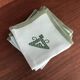 8 vintage hand-embroidered napkins - 38x38 cm - Cotton