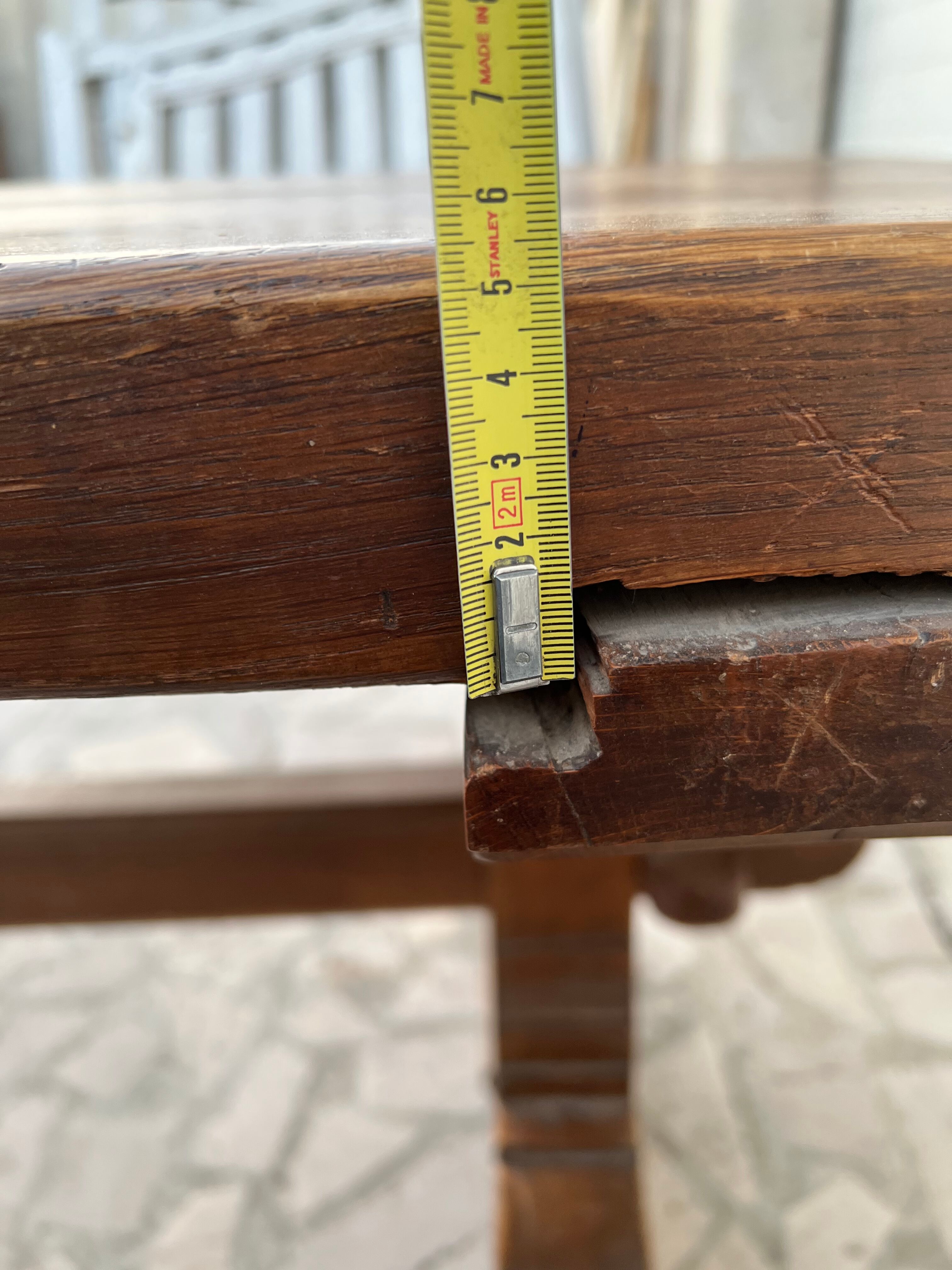 Oak monastery farm table