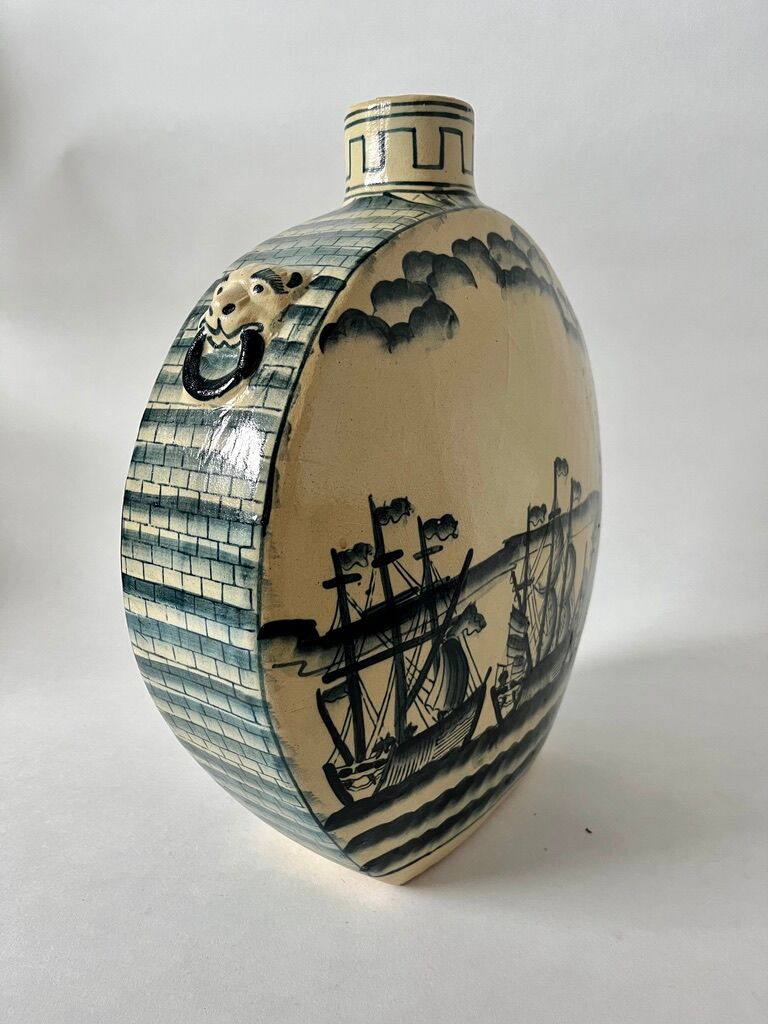 Large gourd vase Chinese style XXth