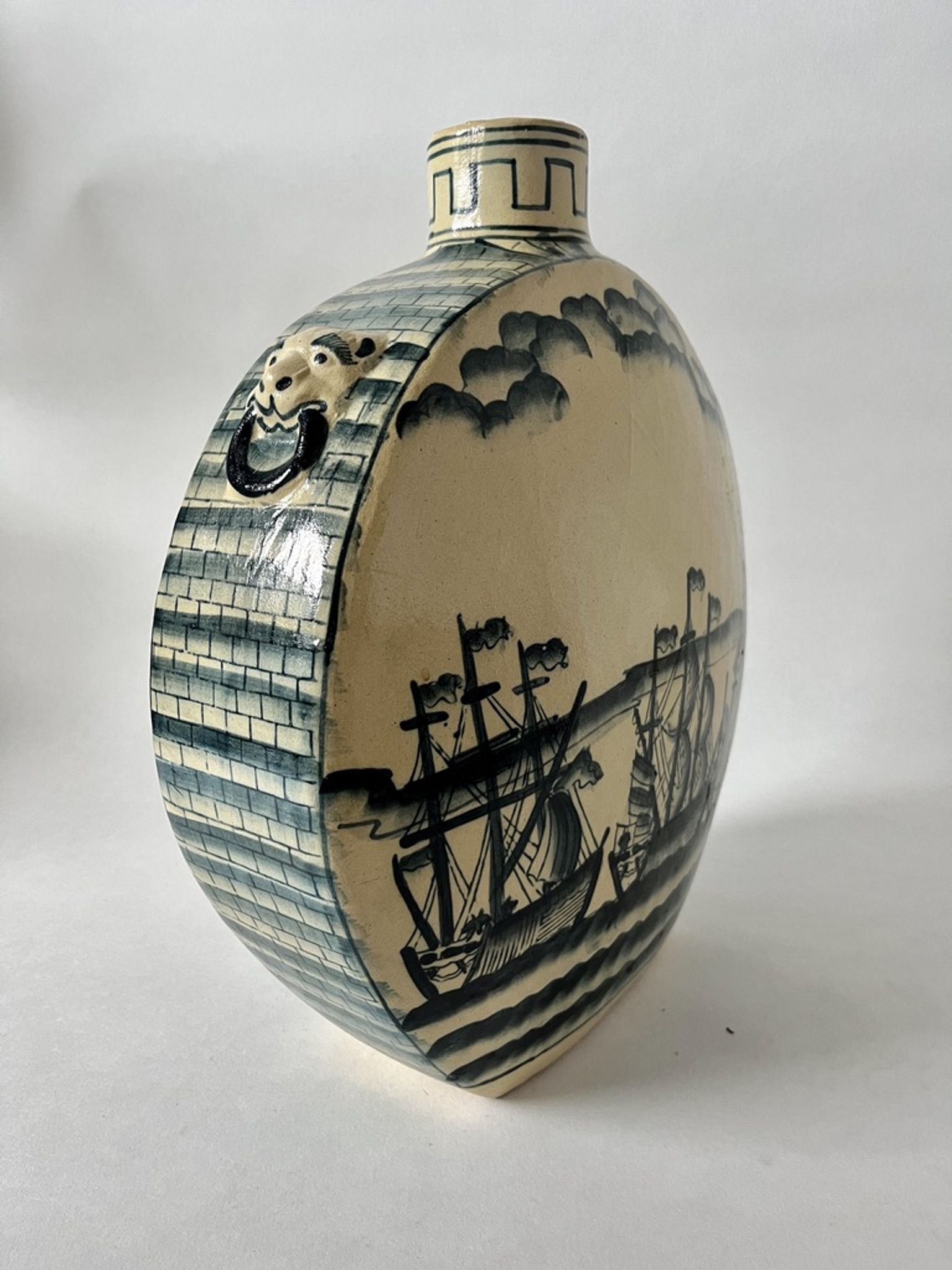 Vase gourde style chinois XXe