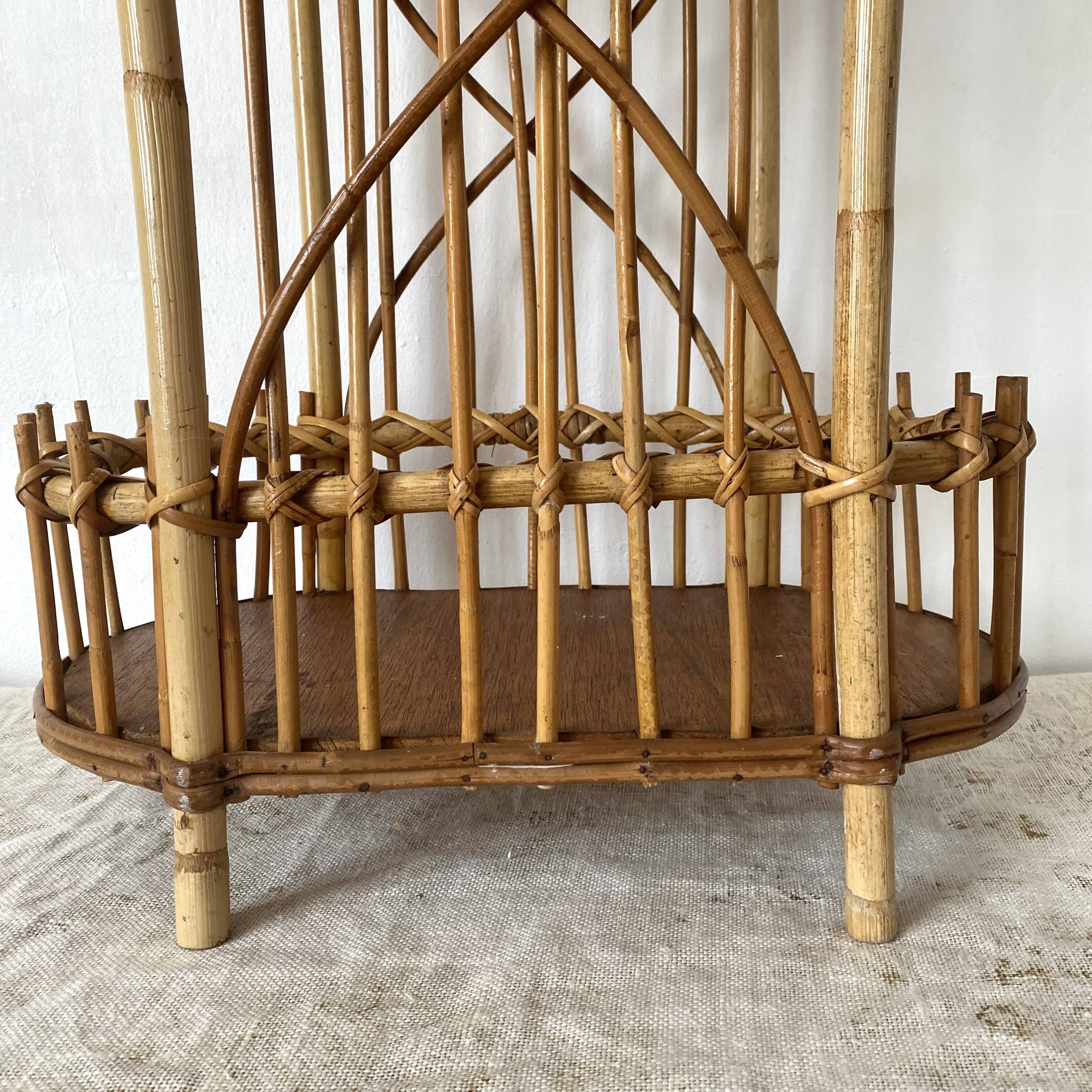 Rattan mini bar from the 60s-70s.