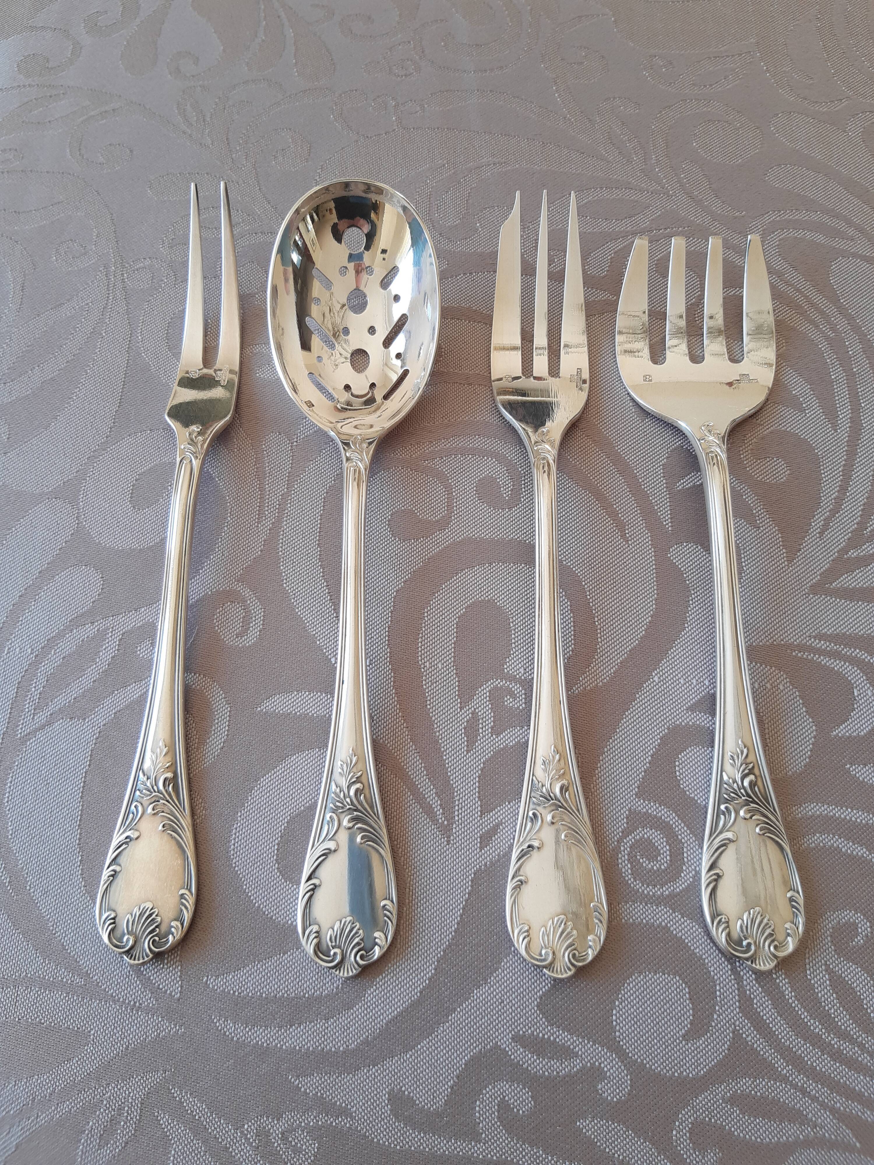 Christofle Marly, silver metal cute service