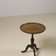 Table d'appoint en acajou par Anton Kildeberg, Danemark, années 1960.