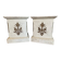 2 x French church consoles