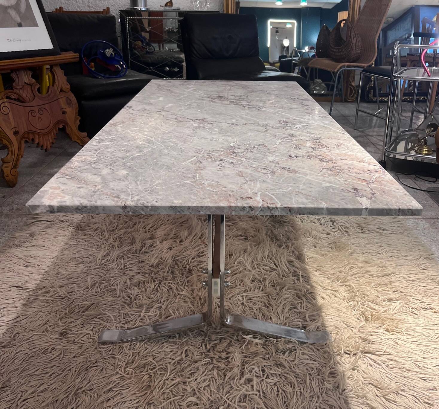 Table basse en marbre 1970