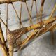 1960s rattan magazine rack