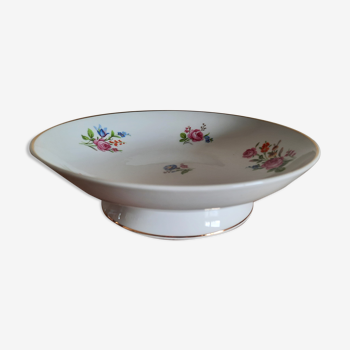 Coupe montée creuse porcelaine de Limoges maison Raynaud