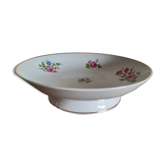 Coupe montée creuse porcelaine de Limoges maison Raynaud