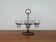 Danish candle holder in metal and glass, 1960s