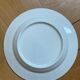 Assiettes plates décor papillon bleu
