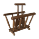 Brutalist magazine holder solid oak