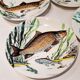 Lot de 8 assiettes poisson Gien