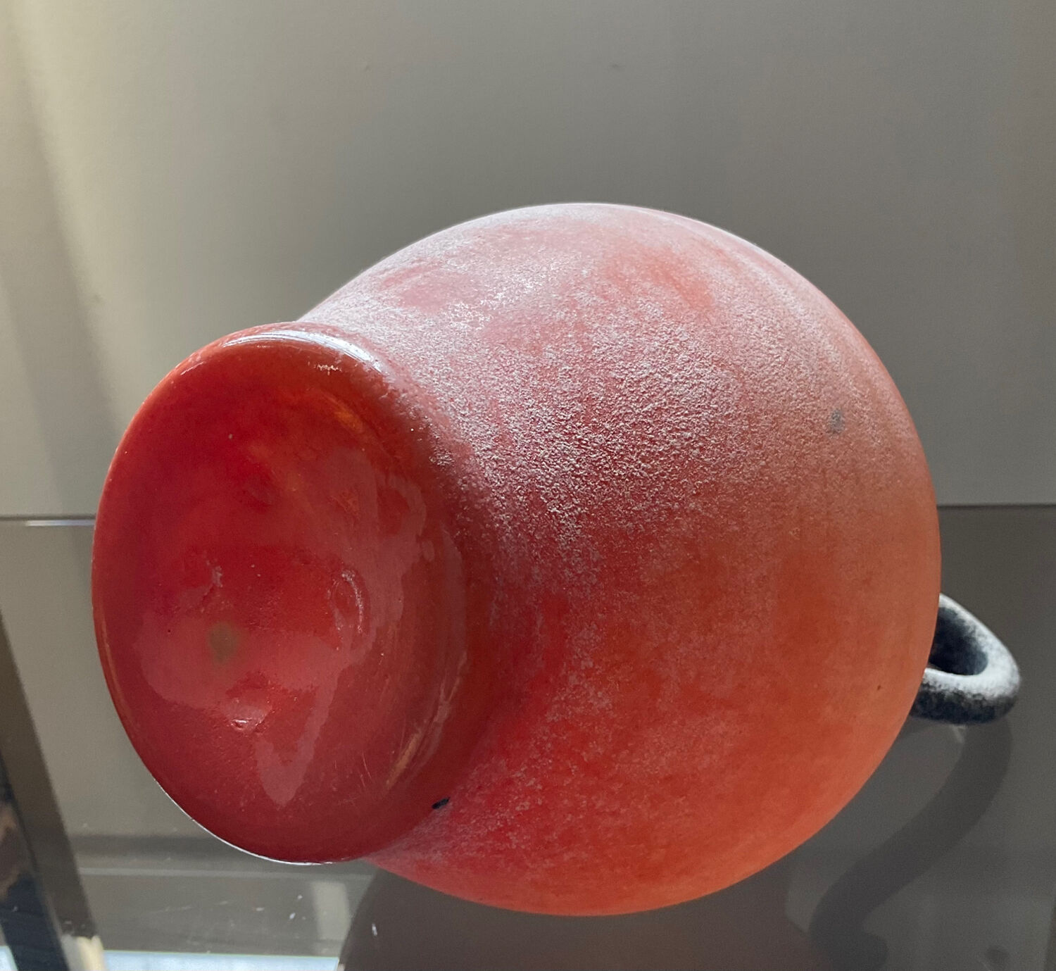 Vintage Scavo jug vase in Murano glass