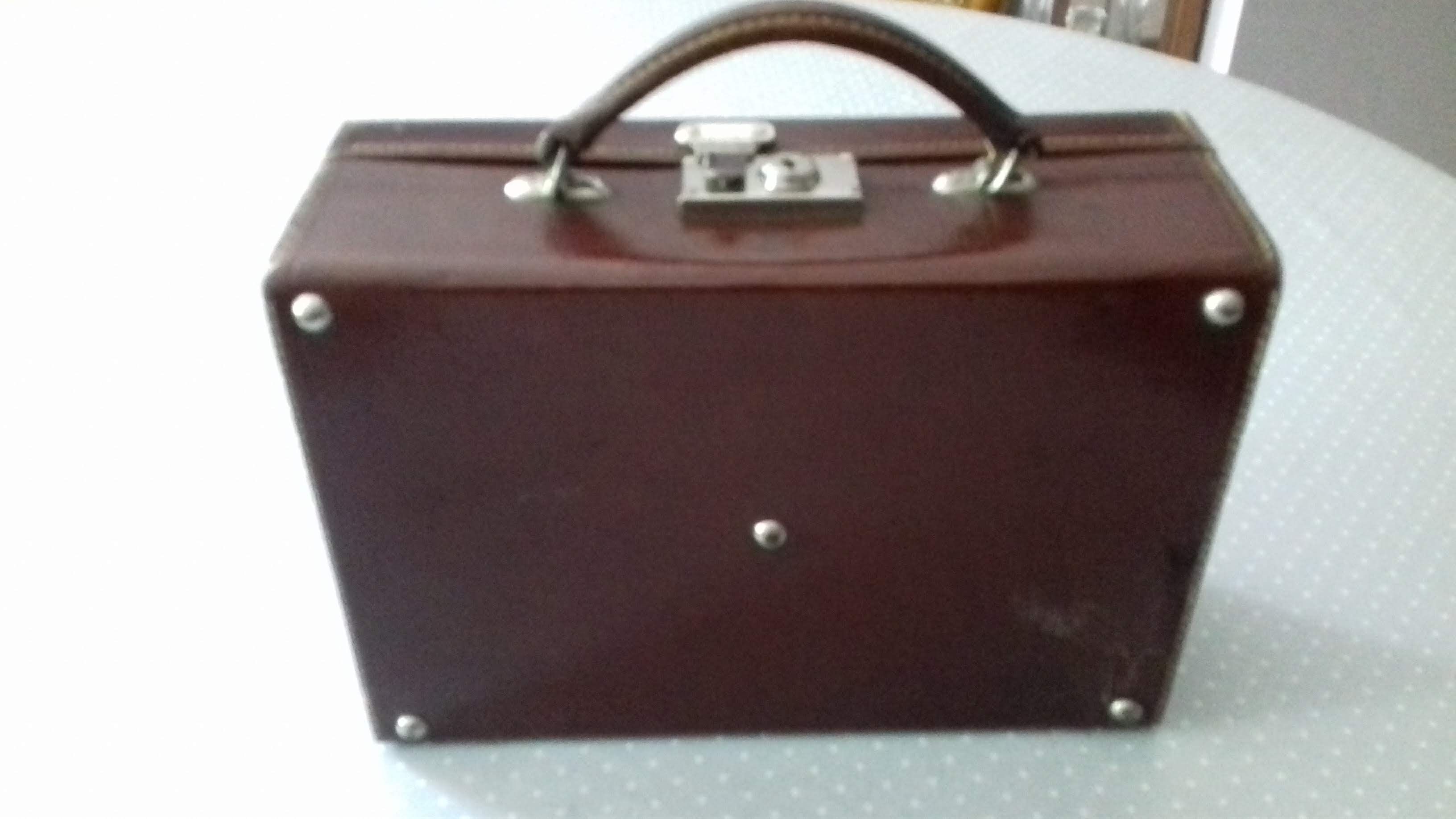 Valise de toilette vintage
