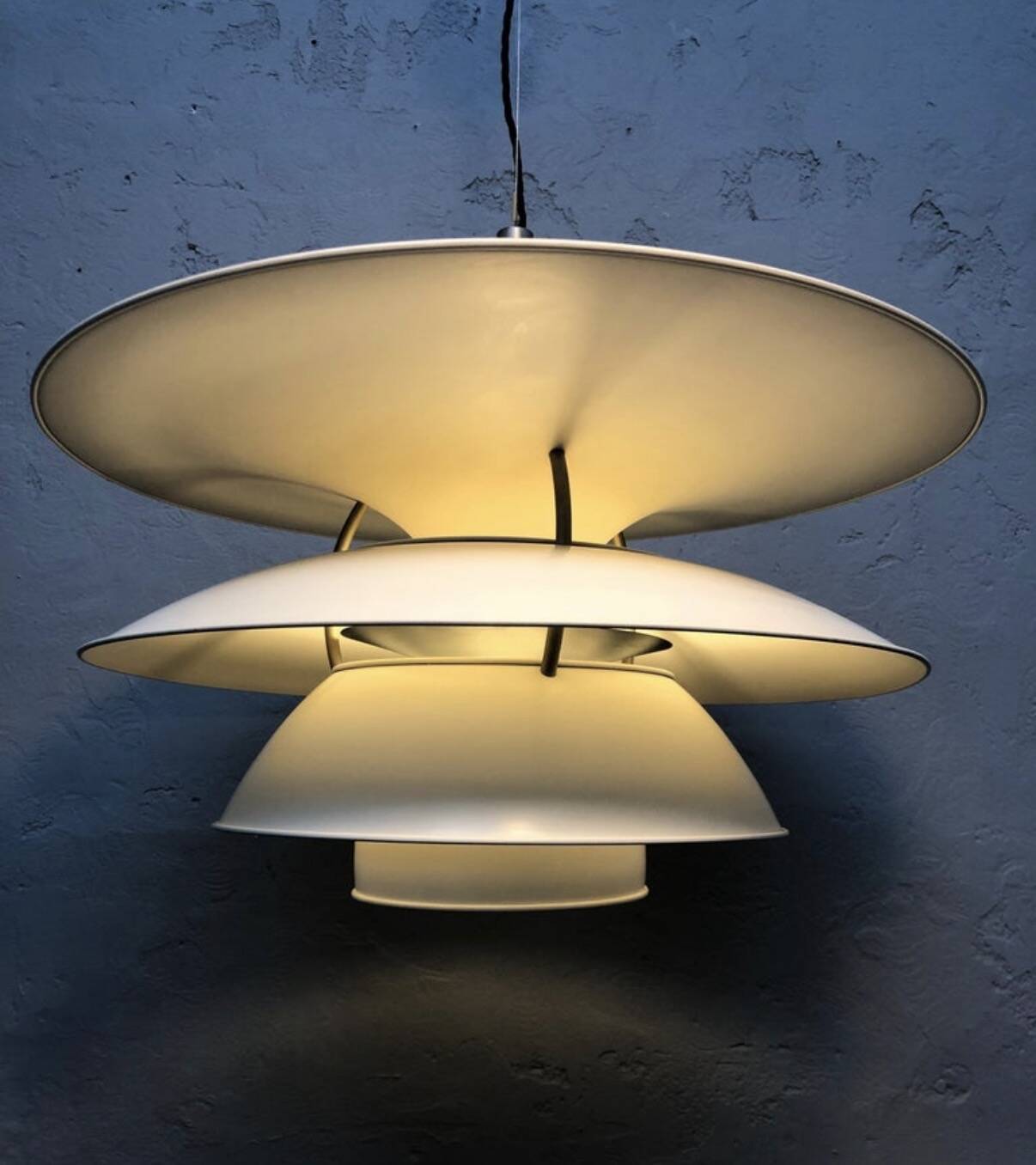 Iconic vintage large P. Henningsen PH6 1/2 - 6 Charlottenborg chandelier