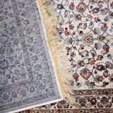 Old Kashmir rug. silk. 150 x 68 cm.