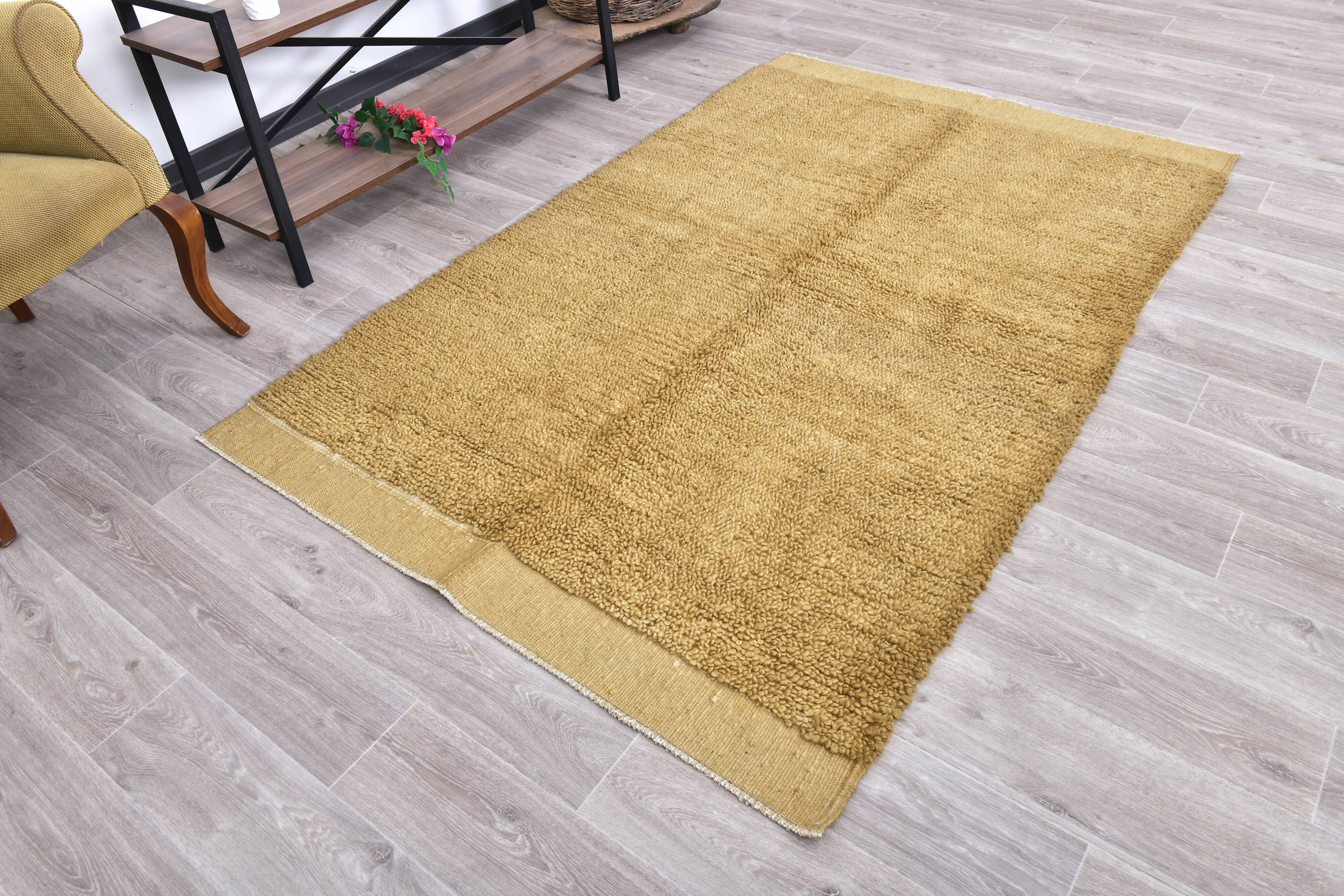 5x7 Modern %100 Wool Vintage Rug 163x212Cm SK 240947