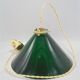 Suspension conique en opaline verte