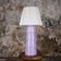 Large purple ceramic lamp by Roche Bobois, 1980s