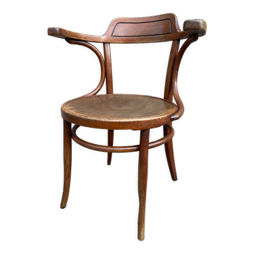Office chair 1910 by bois courbé j & j kohn in vienna, austria