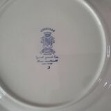 5 flat plates Lunéville Tradition special grand fire