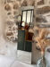 Antique large bevelled standing mirror