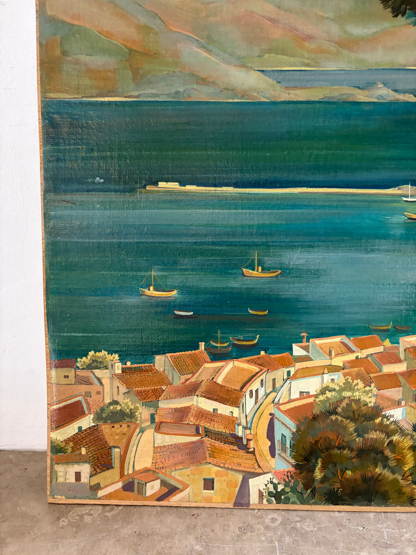 Puerto de la Selva, oil on panel 1953