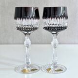 Collection of 5 lead crystal glasses "Austen Bodenmais", coloured glass