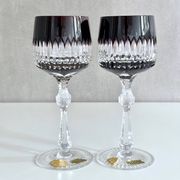 Collection of 5 lead crystal glasses "Austen Bodenmais", coloured glass