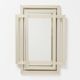 Miroir sculptural en laiton - Philippe Jean