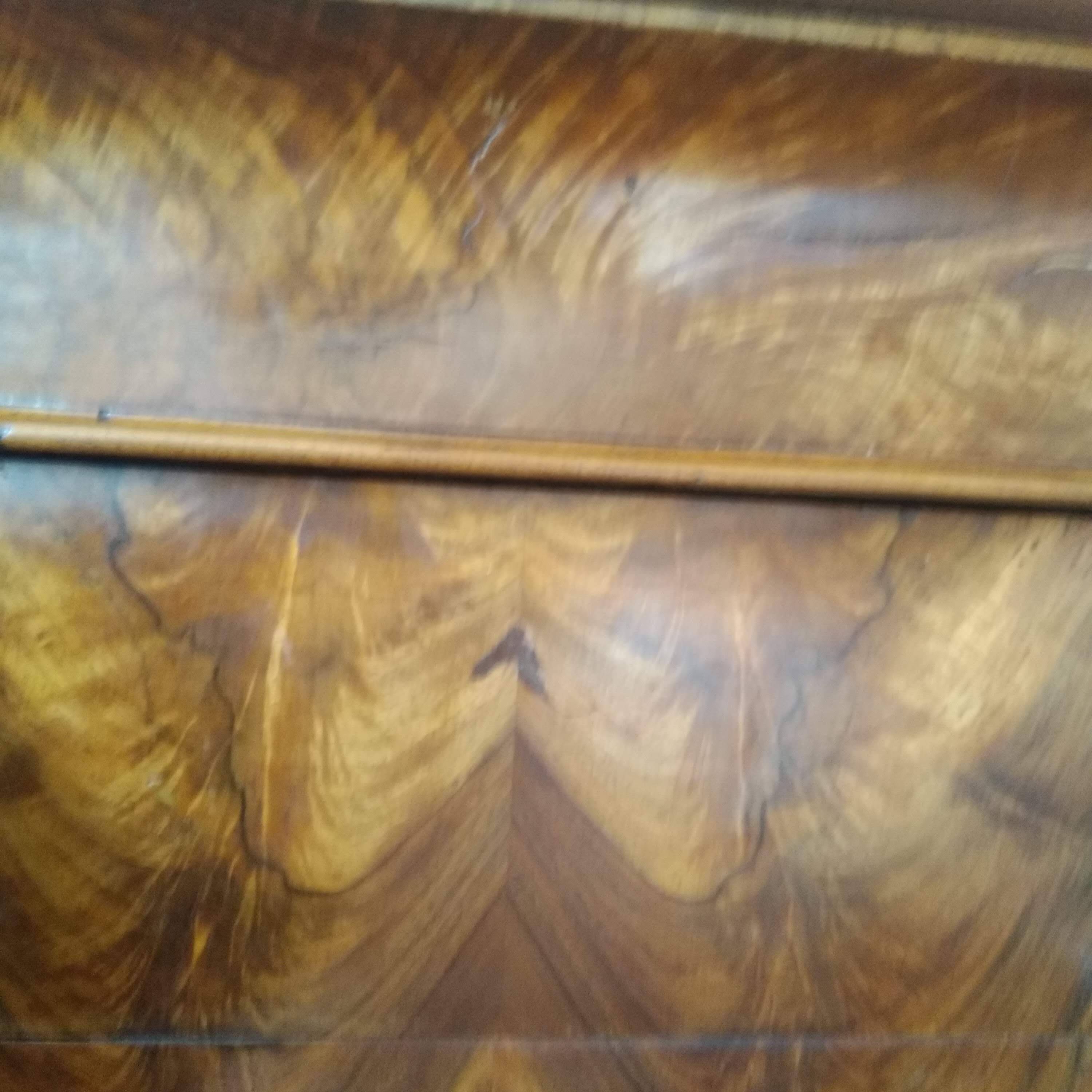 Antique Louis Philippe chest of drawers with lion paws