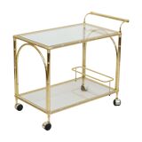 Hollywood Regency Trolley Bar Furniture Faux Bamboo Orsenigo Italy