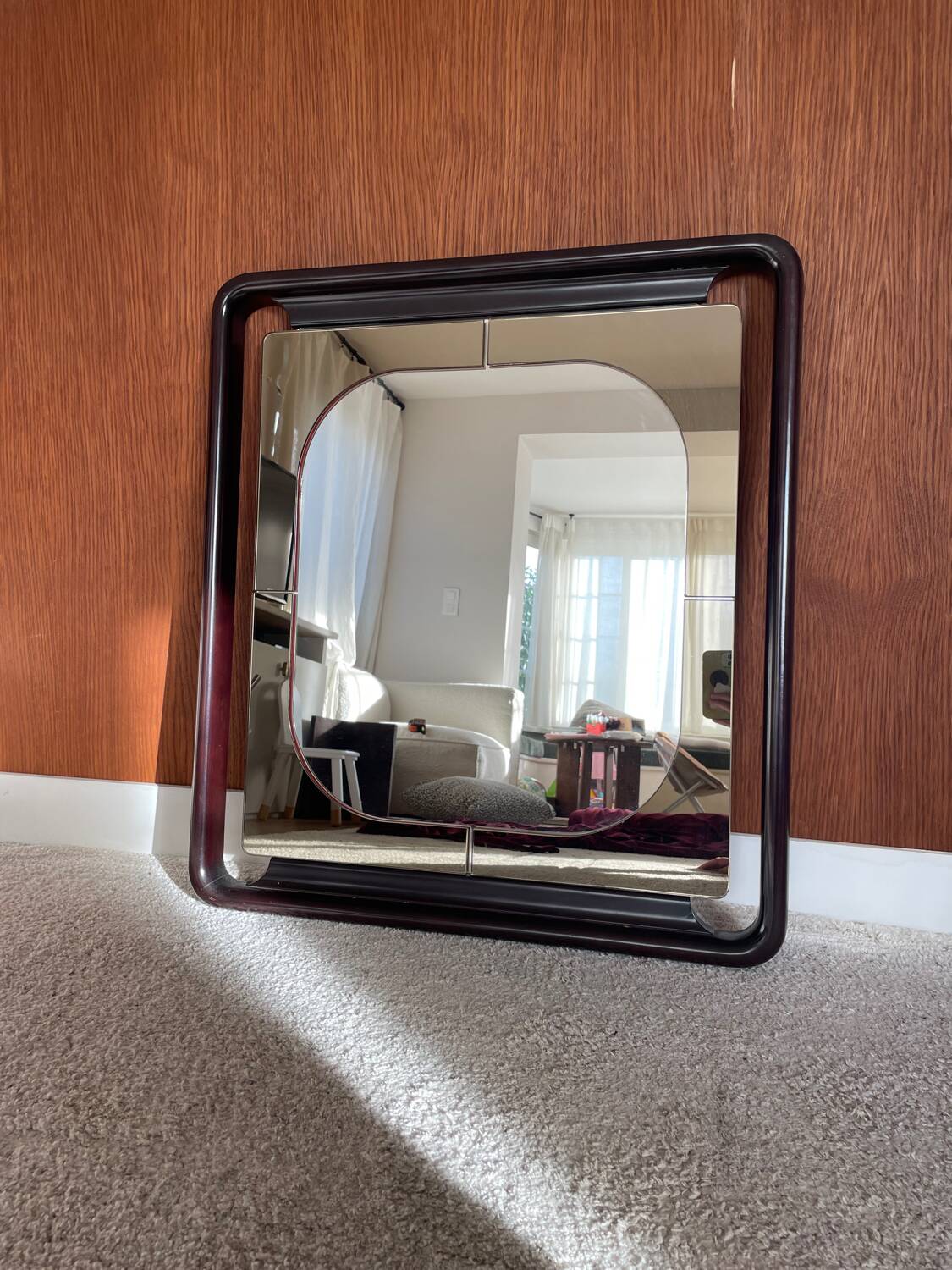Square mirror, 1970s