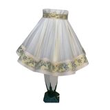 Art deco plaster lamp