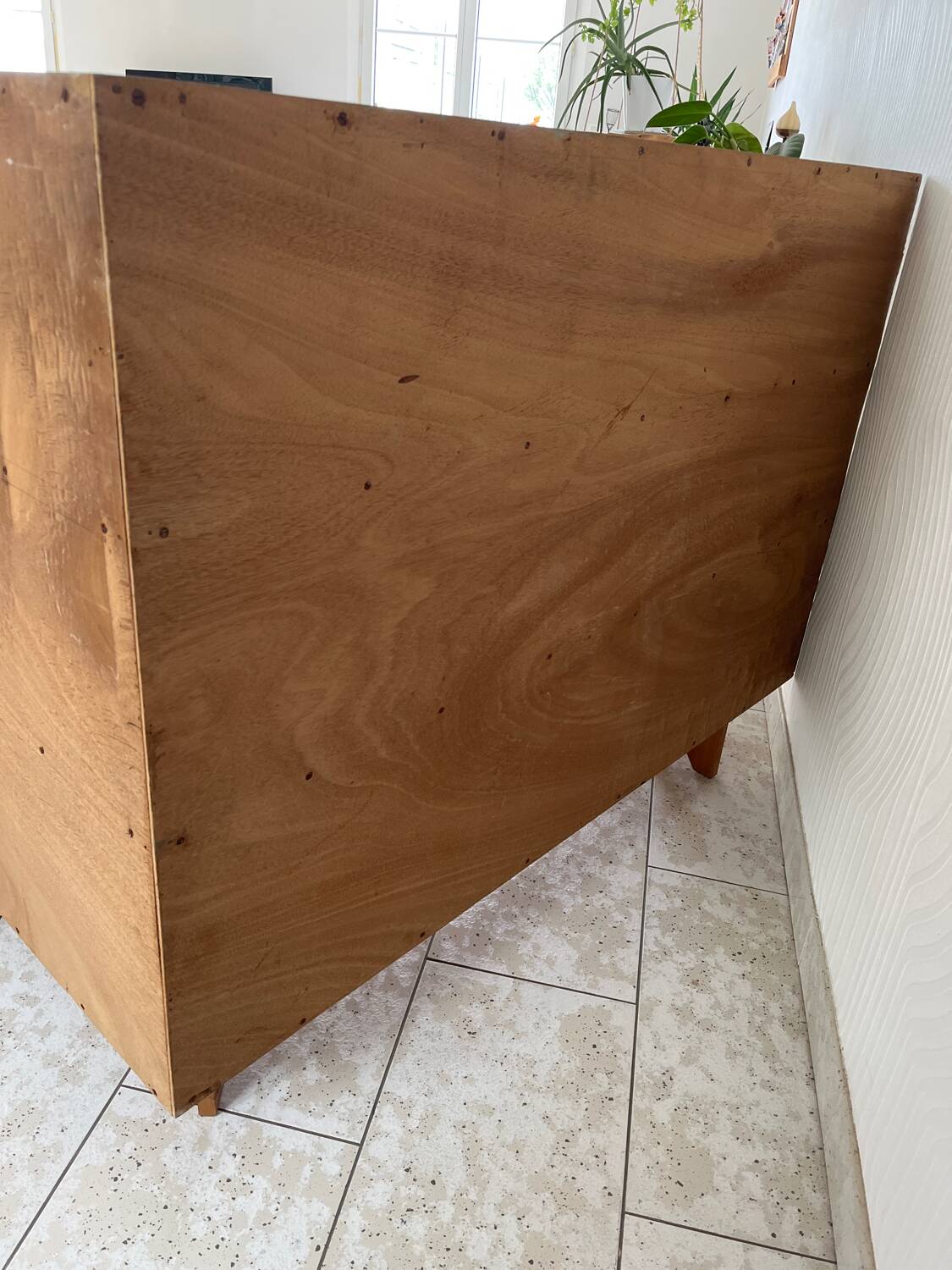 Corner bookcase shelf from the 60s ART DECO