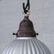 Antique english mercury glass 'helioray' pendants