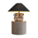 Grande lampe vase de Vallauris des années 1970 / marquée