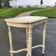 Table de milieu en bois laqué blanc