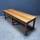 Grande table à draperie en bois antique