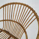 Fauteuil en rotin et en métal Rohe Noordwolde, Pays-Bas des années 1950