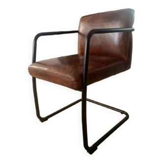 Leather armchair from the 70s
