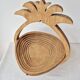 Wooden Fruit Basket "Pineapple" - Vintage